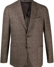 Lardini - tweed single-breasted blazer - men - Silk/Polyamide/Polyester/Wool - 54, 56 - Neutrals