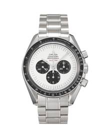 Omega - 2005 pre-owned Speedmaster 42mm - men - stainless steel - One Size - White Omega - 2005 pre-owned Speedmaster 42mm - men - stainless steel - One Size - White