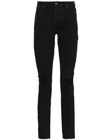 Ksubi - Van Winkle ripped-detail skinny jeans - men - Cotton/Spandex/Elastane - 30, 32, 34, 33, 36, 29, 31 - Black