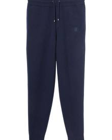 Burberry - embroidered Monogram cashmere track pants - men - Polyamide/Cashmere/Elastane - S, M, XL, XXL - Blue