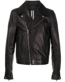 Rick Owens - Dracubiker zip-up biker jacket - men - Calf Leather/Cupro/Viscose - 48, 50, 52, 46 - Black