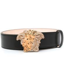 Versace Versace Men's Blue Leather Belt - Stylemyle