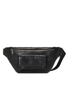 Gucci - GG embossed belt bag - men - Leather - 90, 100 - Black