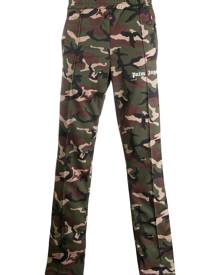 Palm Angels - camouflage print track trousers - men - Polyester - M - Green