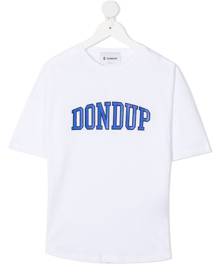 Dondup Kids - logo printed T-shirt - kids - Cotton - 8 yrs, 10 yrs, 12 yrs - White