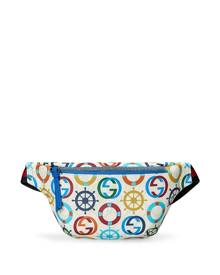 Gucci Kids - GG sea print belt bag - kids - - One Size - White