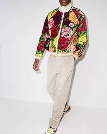 Gucci - x Ken Scott floral-print bomber jacket - men - Cotton/Polyester - S, L, XS, M, XL, XXL - Red