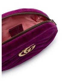 Gucci Pre-Owned - Marmont belt bag - women - Leather/Velvet - M - PURPLE