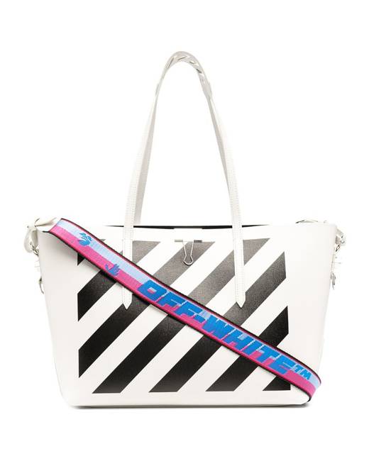 OFF-WHITE: tote bags for women - White  Off-White tote bags  OWNA039E20LEA003 online at