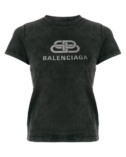 Balenciaga Women's Short Sleeve Round Neck T-Shirts | Stylicy