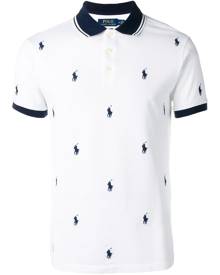 Polo Ralph Lauren - logo print polo shirt - men - Cotton - M - White