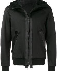 Tom Ford - zipped hooded jacket - men - Polyamide/Cotton/Polyester - 50 - Black