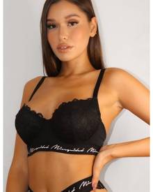 missguided lace balconette bra