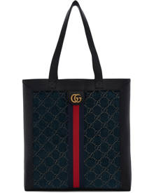 Gucci Blue Velvet GG Tote