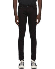 Nudie Jeans Black Skinny Linn Jeans