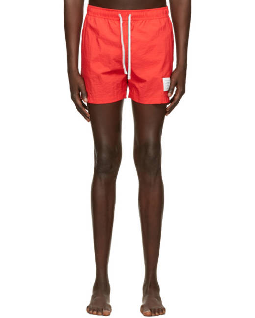 Ssense Uomo Sport & Swimwear Costumi da bagno Pantaloncini da bagno Blue & Green Len Lye Edition Graphic Swim Shorts 
