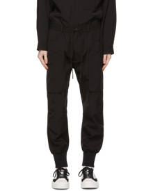 Y-3 Black Ripstop Utility Trousers