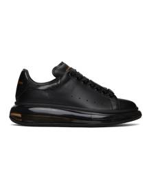 Alexander McQueen SSENSE Exclusive Black Iridescent Clear Sole Oversized Sneakers