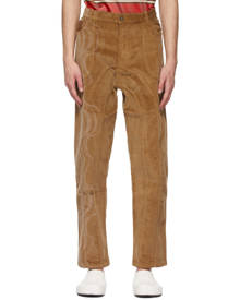 Ahluwalia SSENSE Exclusive Brown Corduroy Joy Trousers