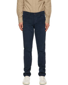 TOM FORD Blue Washed Corduroy Slim-Fit Trousers