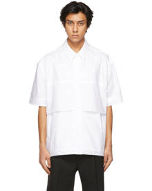 Juun.J White Layered Short Sleeve Shirt