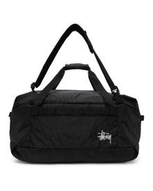 Stussy Black 55L Two-Way Duffle Bag