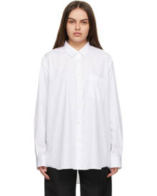 Comme des Garcons Shirt White Poplin Forever Shirt