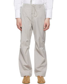 AURALEE Grey Ripstop Field Track Pants