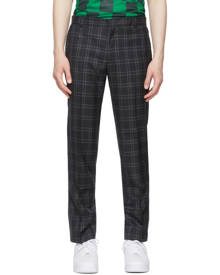 Liberal Youth Ministry Grey Plaid Grunge Trousers