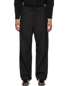 AURALEE Black Ripstop Field Track Pants