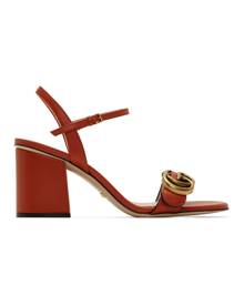 gucci peep toe flats