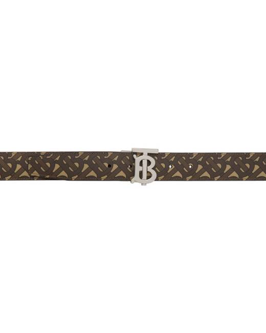 Burberry Reversible Monogram Leather Belt - 100