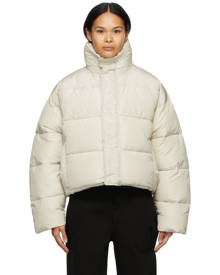 balenciaga cropped puffer