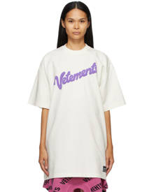 VETEMENTS Off-White Sweet Logo T-Shirt