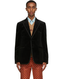 Gucci Black Velvet Blazer