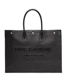 Saint Laurent Black Vegan Leather Rive Gauche Noe Tote