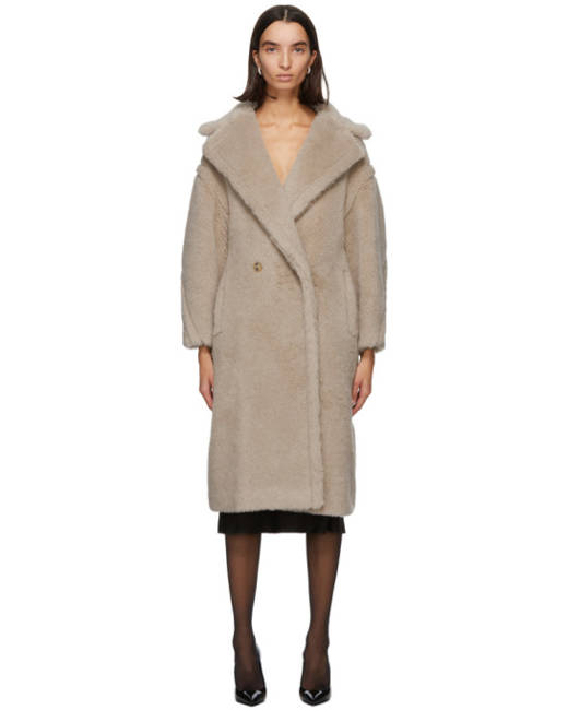 Max mara faux hot sale fur coat