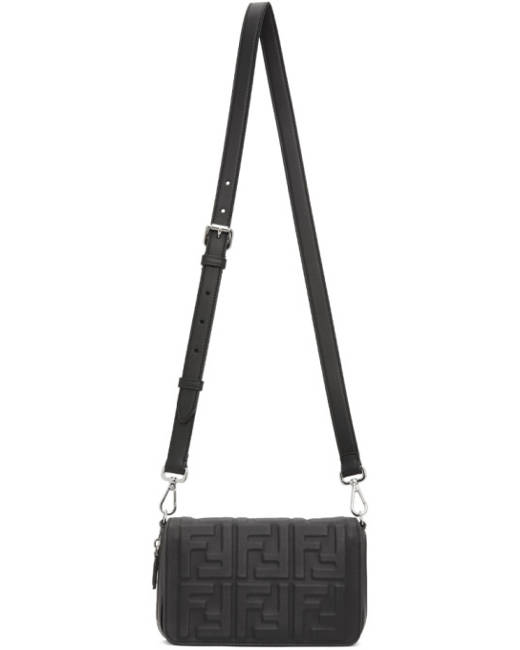 fendi messenger bag black