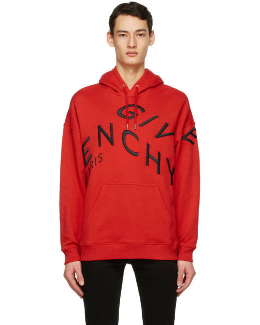 Red 2025 givenchy hoodie