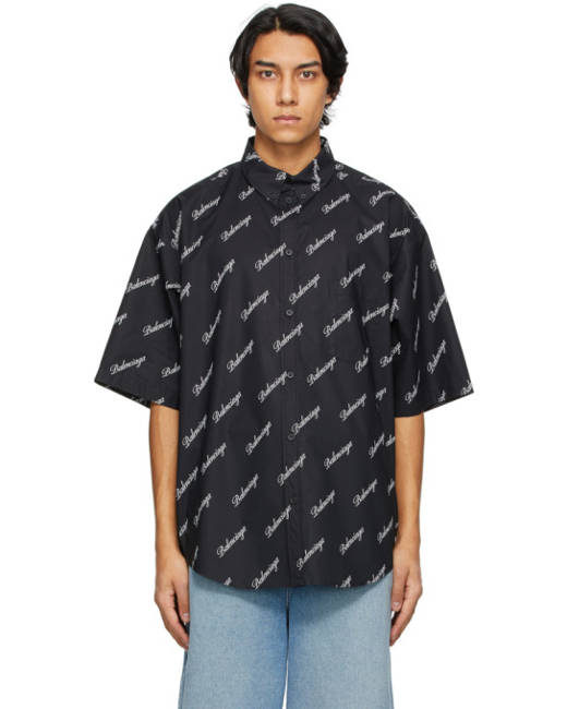 balenciaga short sleeve shirt