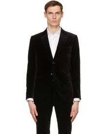 Tiger of Sweden Black Velvet Jamonte Blazer