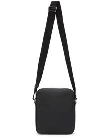 Boss Mens Goodwin Black Rubberised Logo Crossbody Bag