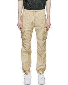 John Elliott Beige Sateen Cargo Pants