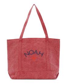 Noah Red Recycled Canvas Core Logo Tote