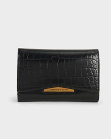 charles and keith elongated pouch wallet