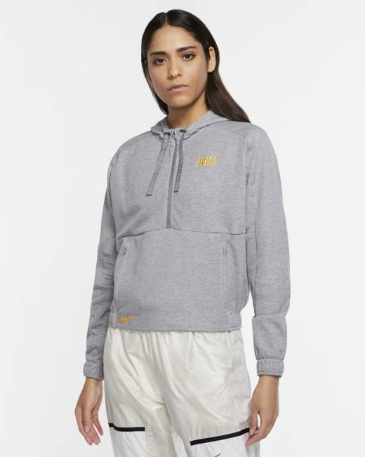 nike women's cropped sweatshirts