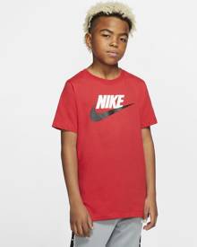 Nike Sportswear Older Kids' Cotton T-Shirt - Red