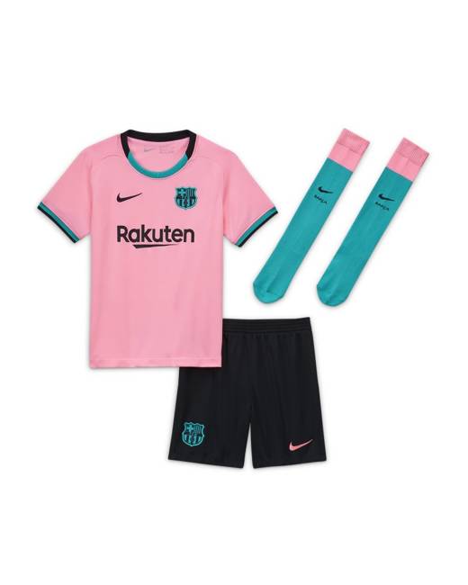 Barcelona football cheap kit pink