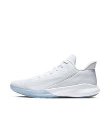 white basketball shoes with straps