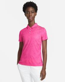 Nike Dri-FIT Women's Printed Short-Sleeve Golf Polo - Pink